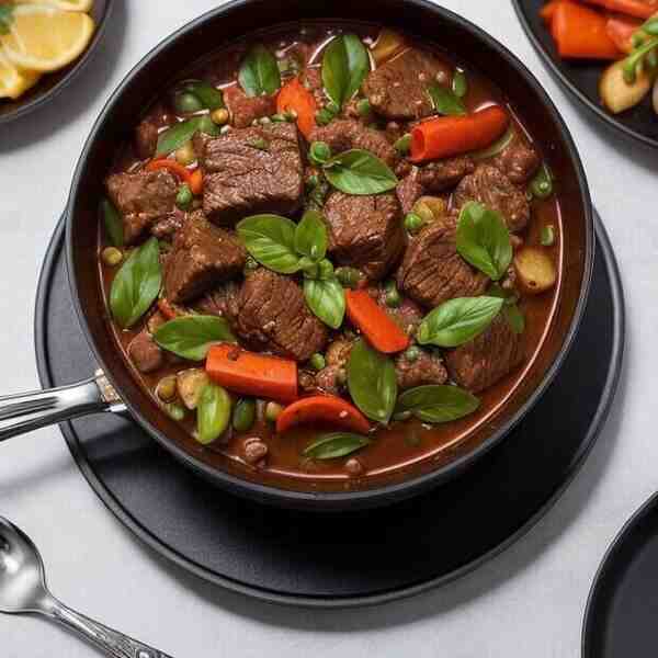 Говядина с овощами Почти гуляш